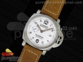 PAM1499 S ZF 1:1 Best Edition White Dial on Brown Asso Strap P9010