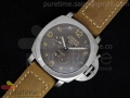 PAM402 1950 10 Days GMT Brown Dial on Brown Leather Strap