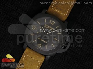 PAM386 M Composite ZF 1:1 Best Edition on Brown Asso Strap ZP9000