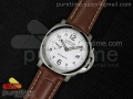 PAM049 F V6F 1:1 Best Edition White Dial on Brown Leather Strap A7750