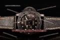 Panerai Luminor Submersible PAM 508 P Black Dial Black Leather Ceramic Watch (ZF)