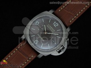 PAM351 M Best Edition on Brown Leather Strap