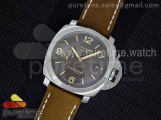PAM608 "Hong Kong" V6F Best Edition Brown Dial on Brown Asso Strap A7750