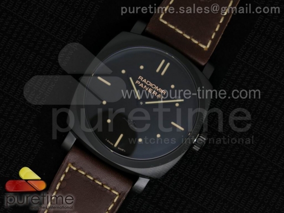 PAM577 R SF Best Edition on Thick Brown Leather Strap P.3000 Super Clone