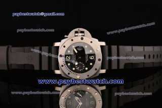 Panerai Luminor 1950 Submersible 1000m 1:1 Original PAM00243 Black Dial Steel Watch(H)