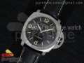 PAM312 R JF 1:1 Best Edition on Black Leather Strap P9000 Clone