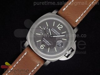 PAM240 Titanium Brown Dial on Brown Leather Strap A7750
