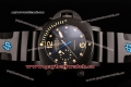Panerai Luminor Submersible Flyback PAM 618 Black Dial Yellow Markers Black Rubber Titanium Watch