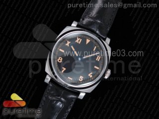 PAM718 S XF Best Edition Black California Dial on Black Leather Strap P.1000