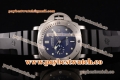 1:1 Panerai Submersible PAM 371 Blue Dial Black Rubber Titanium Watch (KW)