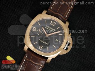 PAM393 P XL 44mm ZF Brown Dial on Brown Leather Strap ZP9000