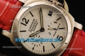 Panerai Luminor Power Reserve Pam 090 Automatic SS/Red LE Watch