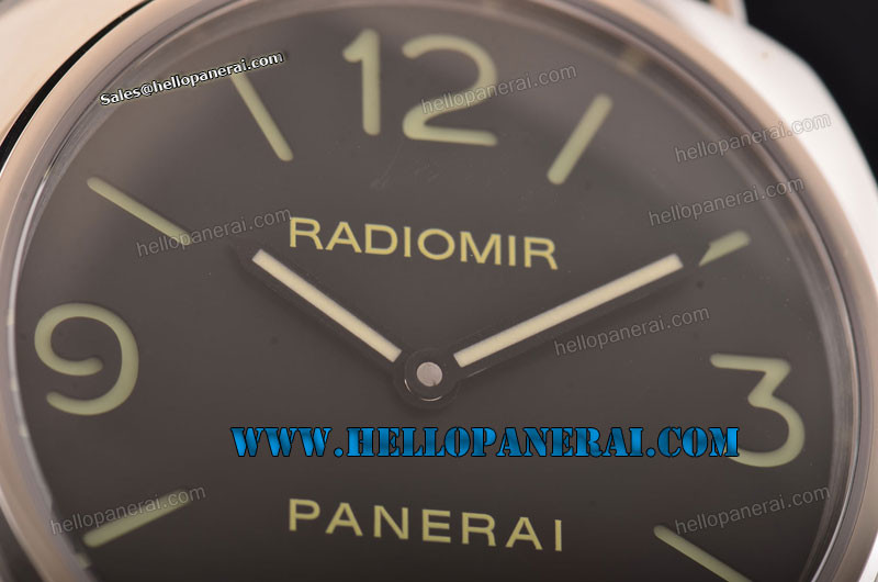 Panerai PAM210 Radiomir Base Steel Case Black Dial Swiss ETA 6497 Ref.PAM 00210