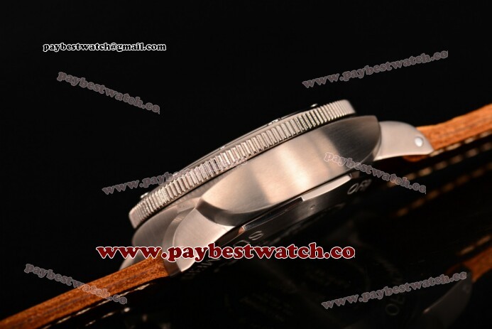 Panerai Luminor Submersible 1950 Left-handed Titanio PAM 569 Black Textured Dial Titanium Watch 1:1 Original (KW)