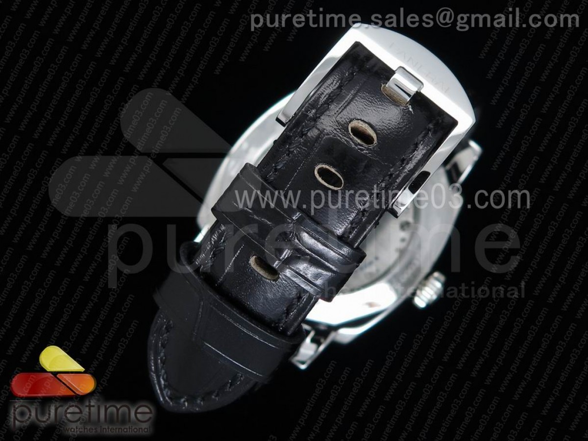 PAM718 S XF  Best Edition Black California Dial on Black Leather Strap P.1000